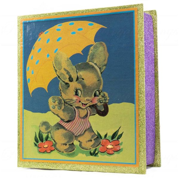 Kc 28 28533 Katherines Collection Christmas Decorative Items Vintage Mouse On A Stroll Candybox Green Purple Red