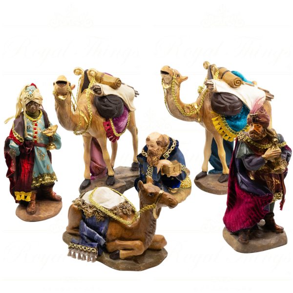 Kc 28 28856 Katherines Collection Christmas Decorative Items The Three Wise Men Brown Gold Multi