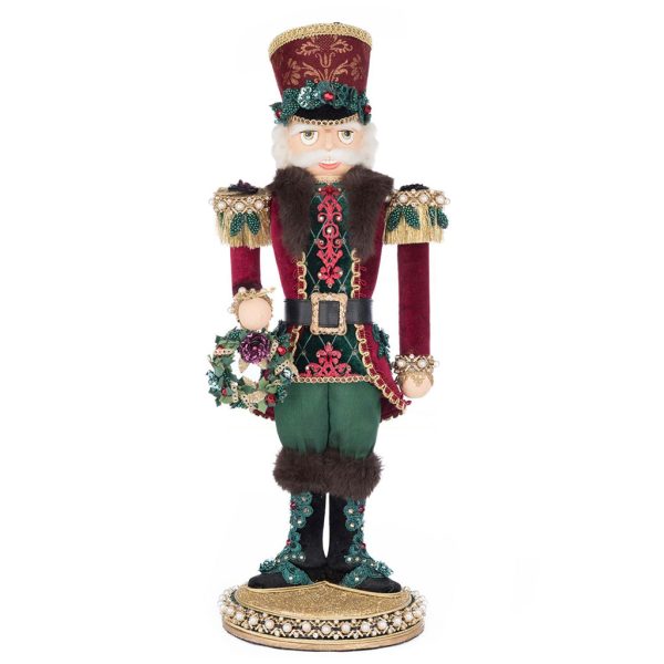 Kc 28 528792 Katherines Collection Christmas Decorative Items Winter Balsam And Berry General James Juniper Tabletop Burgundy Green Gold