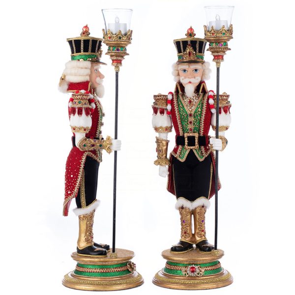 Kc 28 528805 Katherines Collection Christmas Decorative Items Royal Christmas Ball Nutcracker Votive Tabletop Red Green White Detail2