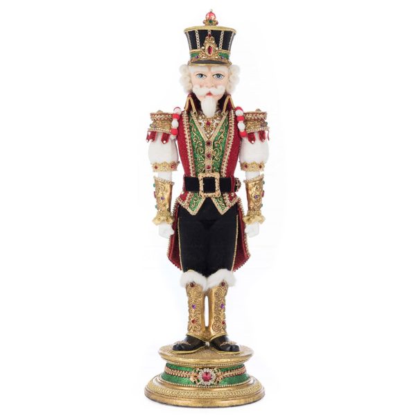 Kc 28 528807 Katherines Collection Christmas Decorative Items Royal Christmas Ball Commandant Pierson Pecan Tabletop Red Green White
