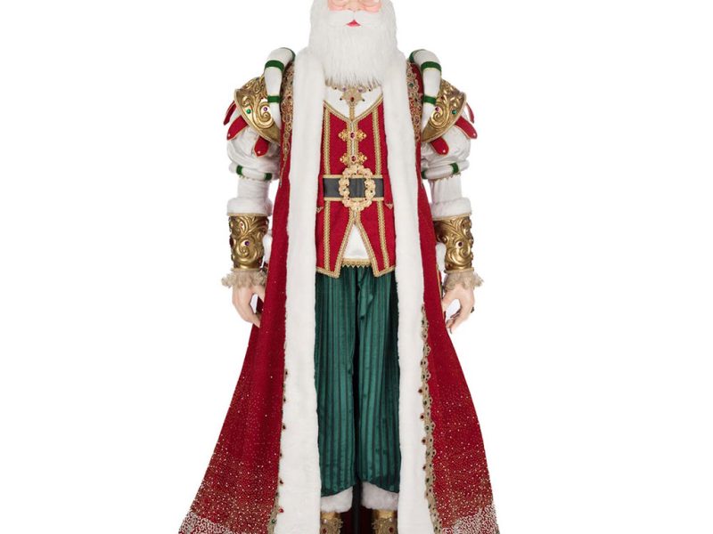 Kc 28 528809 Katherines Collection Christmas Doll Royal Christmas Ball King Christian Claus Life Size Doll Red Green