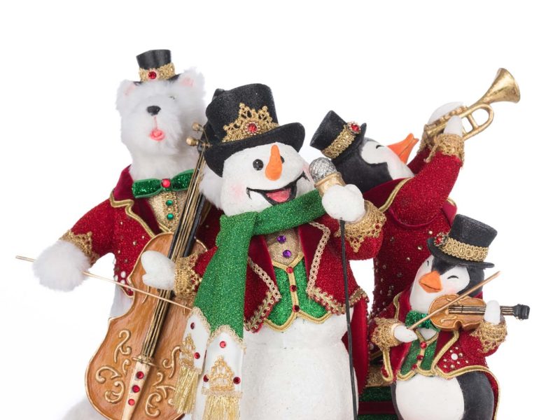 Kc 28 528811 Katherines Collection Christmas Decorative Items Royal Christmas Ball Orchestra Tabletop Red Green White