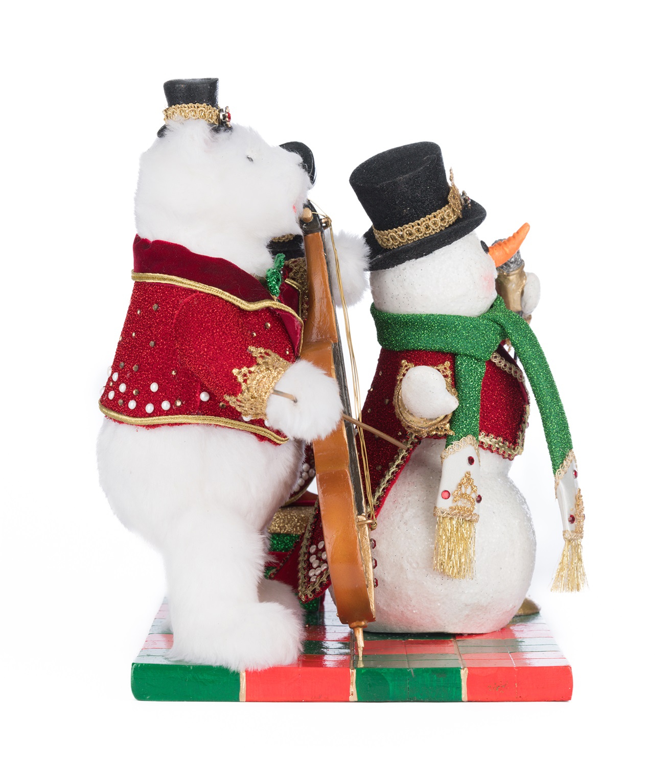 KC 28 528811 katherines collection christmas decorative items royal christmas ball orchestra tabletop red green white detail3 Kc 28 528811 Katherines Collection Christmas Decorative Items Royal Christmas Ball Orchestra Tabletop Red Green White Detail3