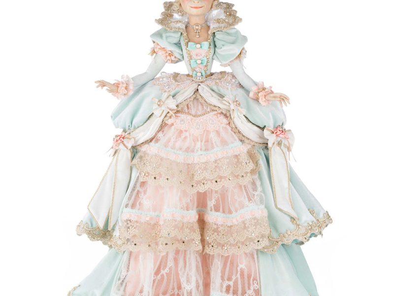 Kc 28 528852 Katherines Collection Christmas Doll Joyeux Noel Marie Georgette Limited Edition Monkey Doll Pink Blue