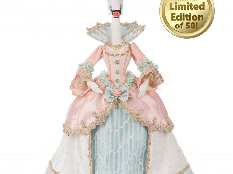 Kc 28 528855 Katherines Collection Christmas Doll Joyeux Noel Odette De La Fontaine Limited Edition Swan Doll Pink Blue