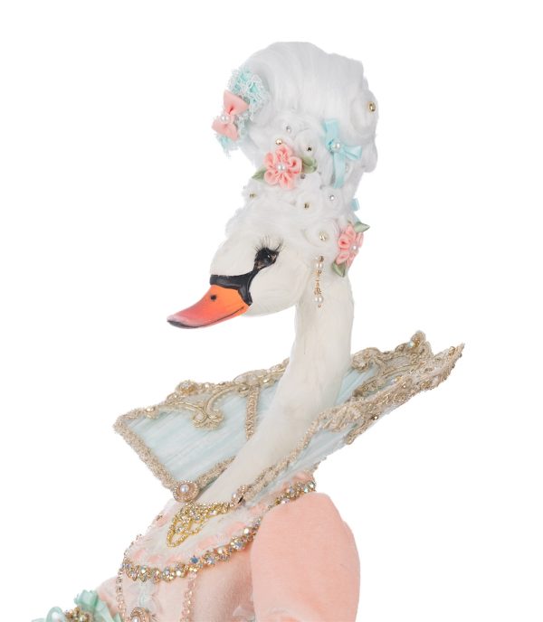 Kc 28 528855 Katherines Collection Christmas Doll Joyeux Noel Odette De La Fontaine Limited Edition Swan Doll Pink Blue Detail4