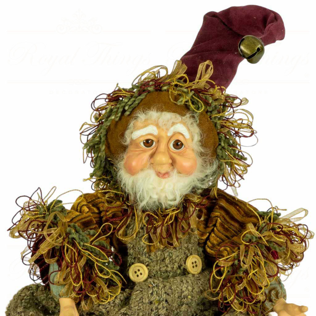 KC 66 12812 katherine s collection christmas collectible dolls mr boris woodland gnome doll green brown detail Kc 66 12812 Katherine S Collection Christmas Collectible Dolls Mr Boris Woodland Gnome Doll Green Brown Detail