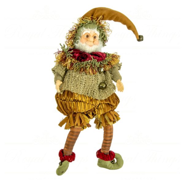 Kc 66 12813 Katherine S Collection Christmas Collectible Dolls Mr Arthur Woodland Gnome Doll Green Brown