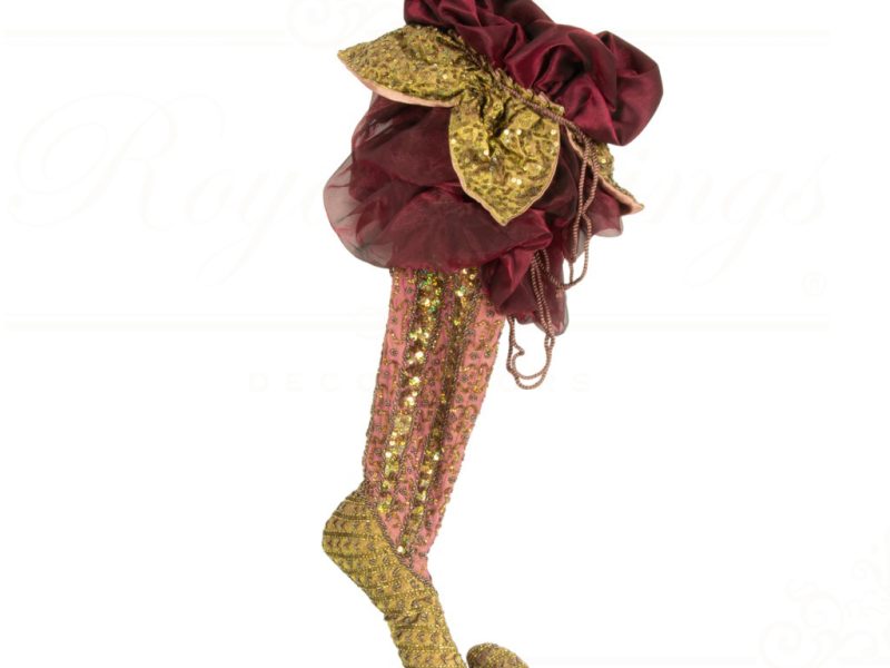 Kc 99 11067 Katherine S Collection Christmas Stockings Copper Striped Stocking Copper Burgundy Gold