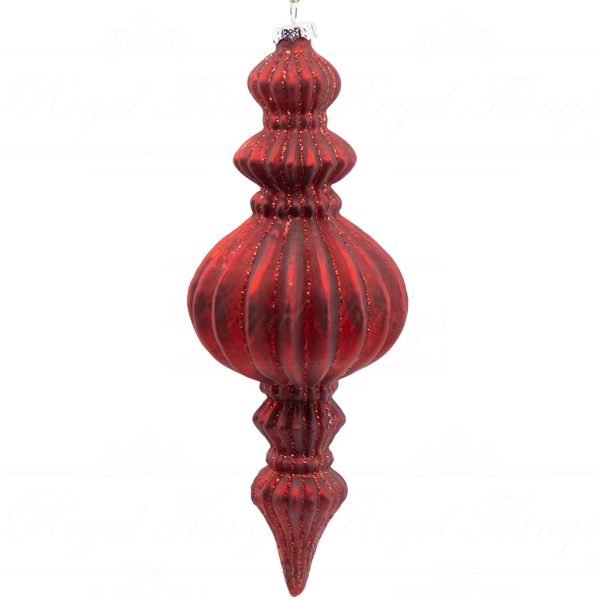 Kc Tr 14 48152 Katherines Collection Christmas Balls Glass Festive Cheer Ball Red Vari Onion