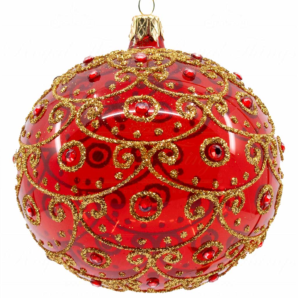 L 21706 goodwill christmas balls glass festive bling ball red gold vari round L 21706 Goodwill Christmas Balls Glass Festive Bling Ball Red Gold Vari Round