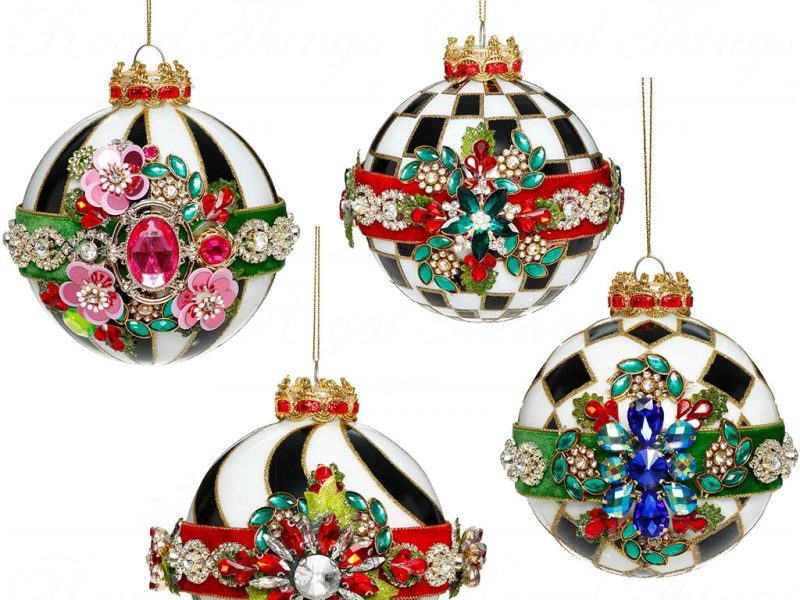 Mr 36 61404 Mark Roberts Christmas Balls Timeless Jeweled Ball Ornament