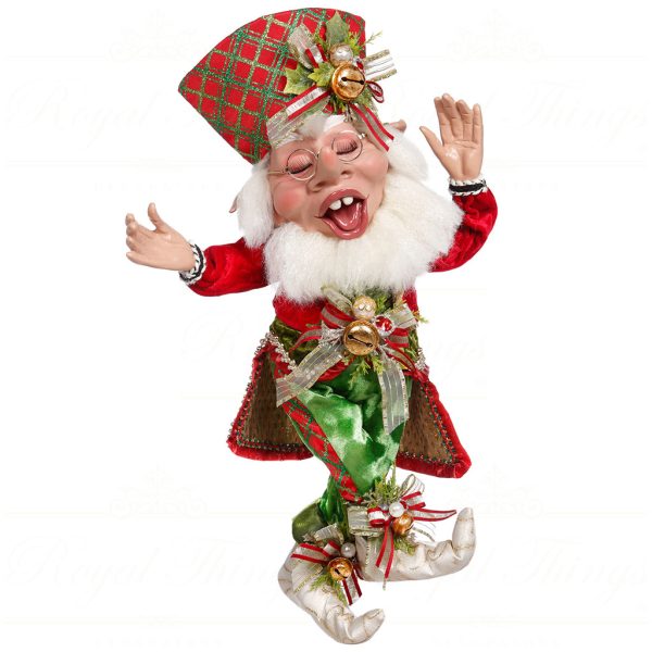 Mr 51 16200 Mark Roberts Christmas Dolls Medium Proclamation Elf Red Green White
