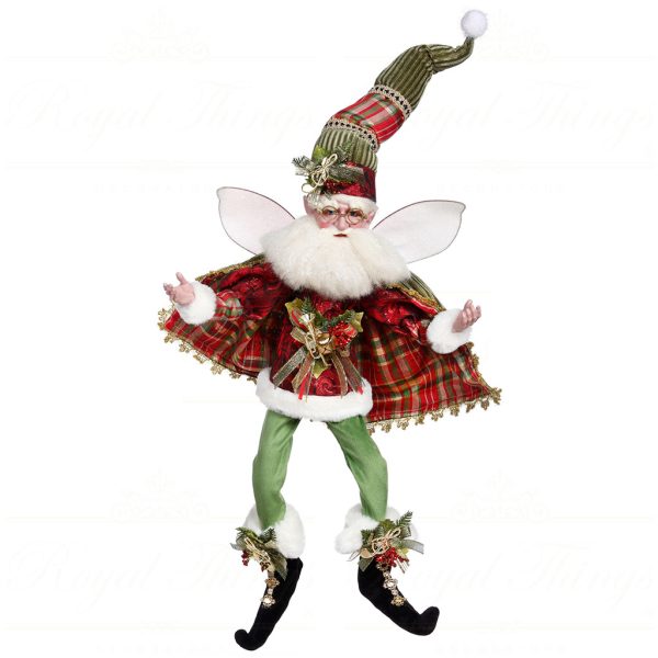 Mr 51 16402 Mark Roberts Christmas Dolls Large Christmas Eve Santa Fairy Doll Red Green White
