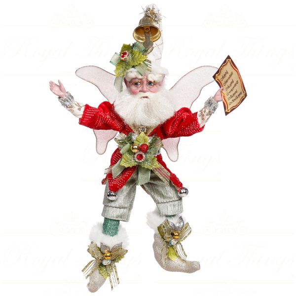 Mr 51 16404 Mark Roberts Christmas Dolls Small Christmas List Santa Fairy Doll Red Green White.jpg