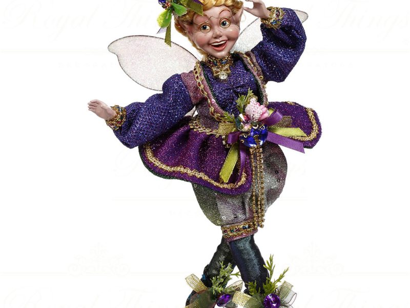 Mr 51 58094 Spring Mark Roberts Collectibles Small Peacock Fairy Girl Purple Green