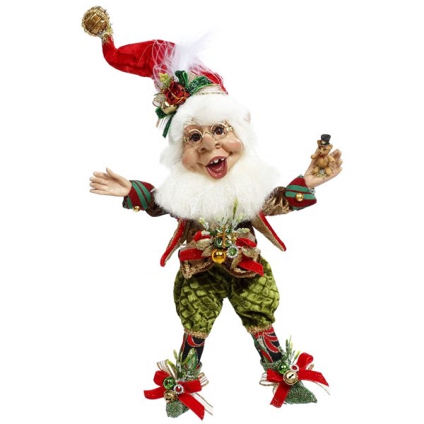 Mr 51 58554 Mark Roberts Christmas Dolls Small Merry Christmas Elf Doll Red Green