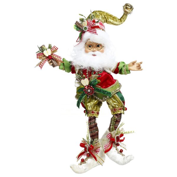 Mr 51 58600 Mark Roberts Christmas Dolls Small Apple Cinnamom Santa Elf Doll Green Red