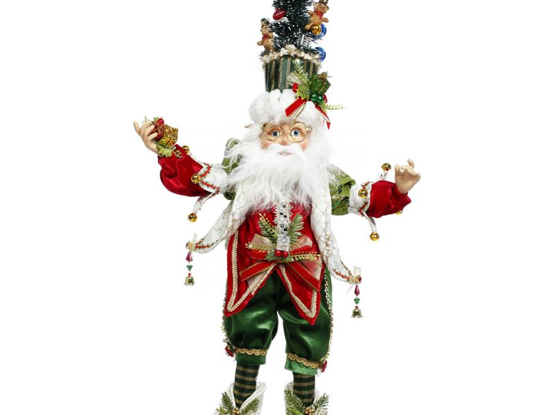 Mr 51 58624 Mark Roberts Christmas Dolls Medium Christmas Tree Santa Elf Doll Green Red