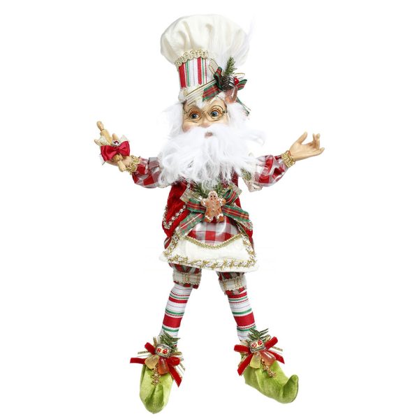 Mr 51 58632 Mark Roberts Christmas Dolls Small Confectioner Santa Elf Doll Red Cream