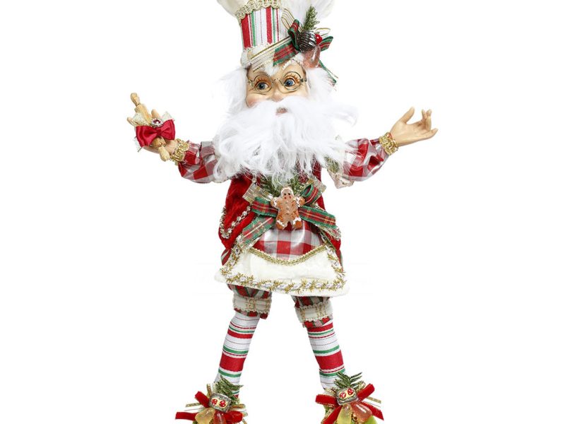 Mr 51 58632 Mark Roberts Christmas Dolls Small Confectioner Santa Elf Doll Red Cream