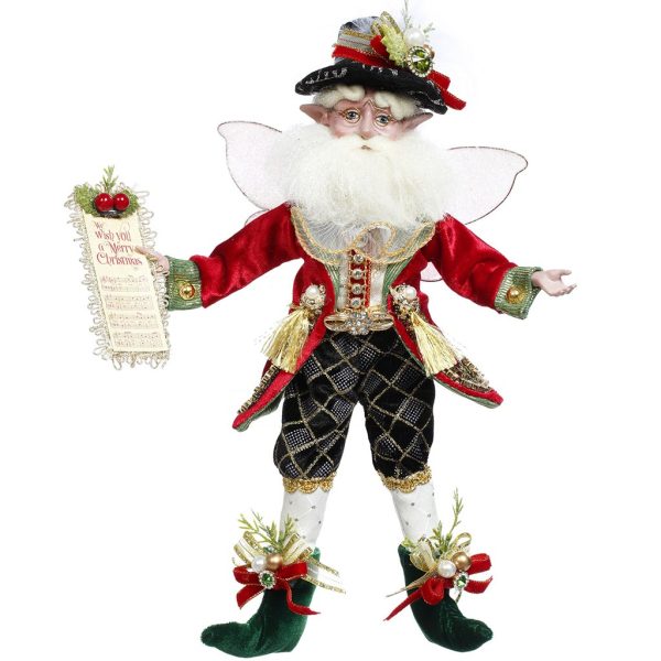 Mr 51 58738 Mark Roberts Christmas Dolls Small Christmas Carol Santa Fairy Doll Red Black