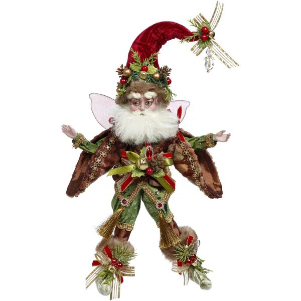 Mr 51 58844 Mark Roberts Christmas Dolls Small Sleighbells Ring Santa Fairy Doll Green
