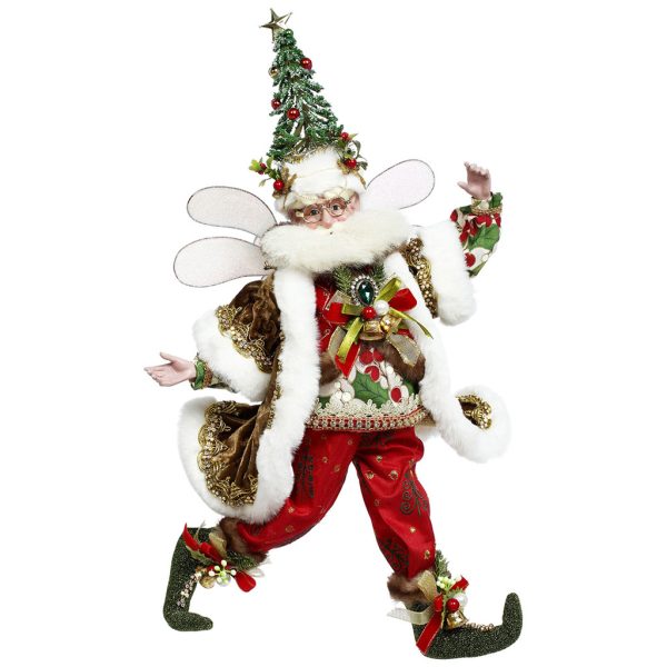 Mr 51 58864 Mark Roberts Christmas Dolls Medium Tannenbaum Santa Fairy Doll Red Green