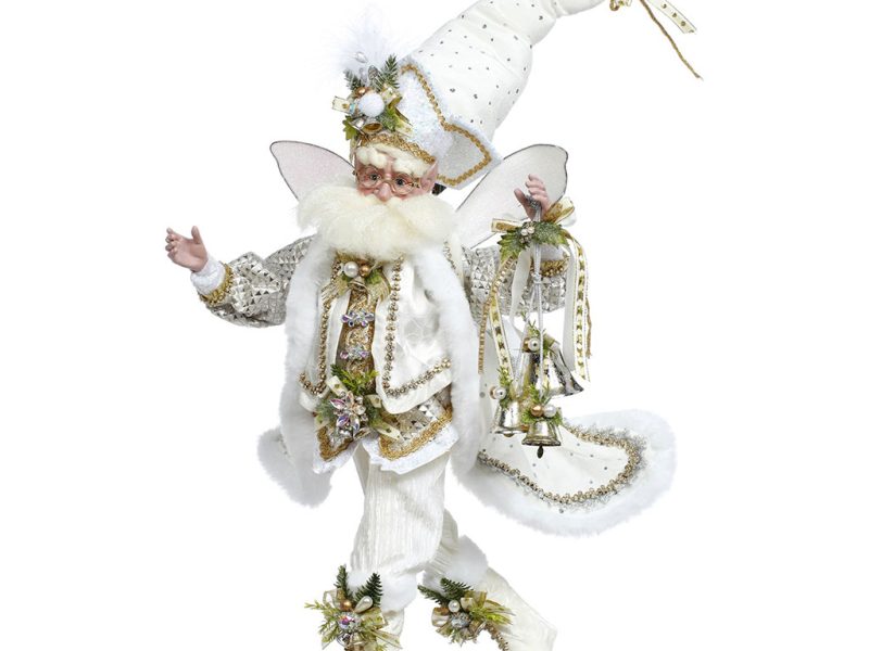 Mr 51 58878 Mark Roberts Christmas Dolls Lg Winter White Santa Fairy Doll Cream
