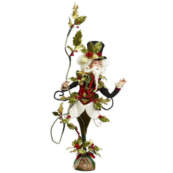 Mr 51 59032 Mark Roberts Christmas Dolls Monsieur Holly Doll Green