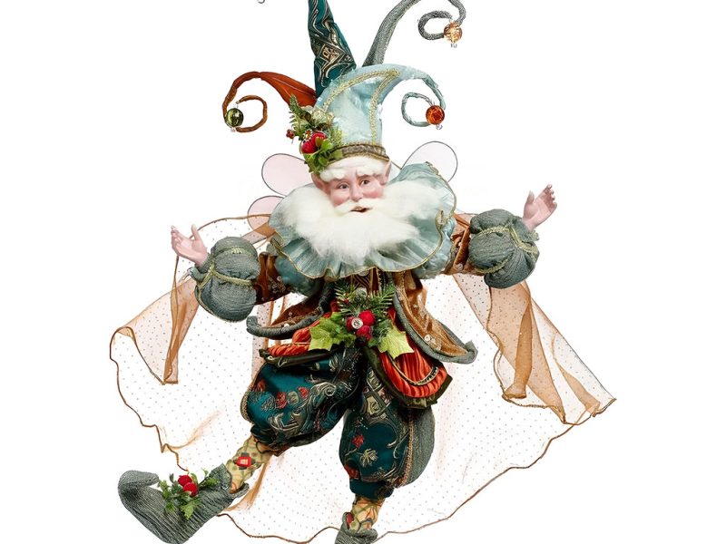 Mr 51 59062 Mark Roberts Christmas Dolls Fairy Of Cheer Blue Grey
