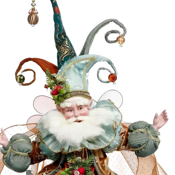 Mr 51 59062 Mark Roberts Christmas Dolls Fairy Of Cheer Blue Grey Closeup