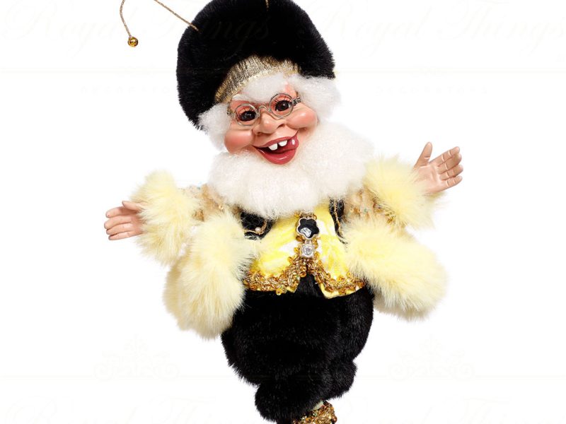 Mr 51 63816 Mark Roberts Spring Dolls Small Honey Bee Elf Yellow Black White