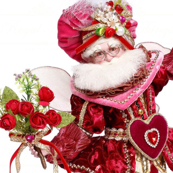 Mr 51 63822 Mark Roberts Spring Dolls Medium Romance Fairy Red Pink White Closeup