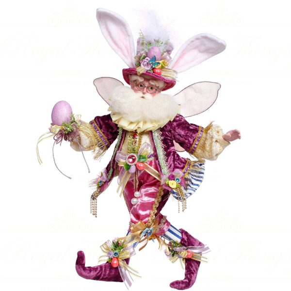 Mr 51 63834 Mark Roberts Spring Dolls Medium Easter Egg Fairy Purple Yellow White