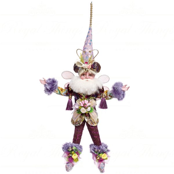 Mr 51 63852 Mark Roberts Spring Dolls Small Dragonfly Fairy Purple White