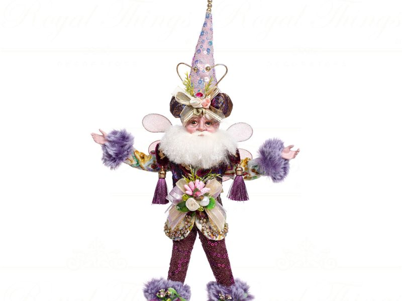 Mr 51 63852 Mark Roberts Spring Dolls Small Dragonfly Fairy Purple White