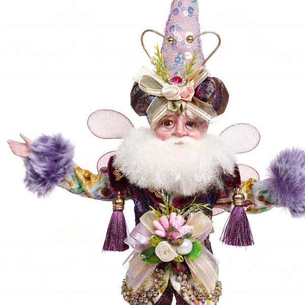 Mr 51 63852 Mark Roberts Spring Dolls Small Dragonfly Fairy Purple White Closeup