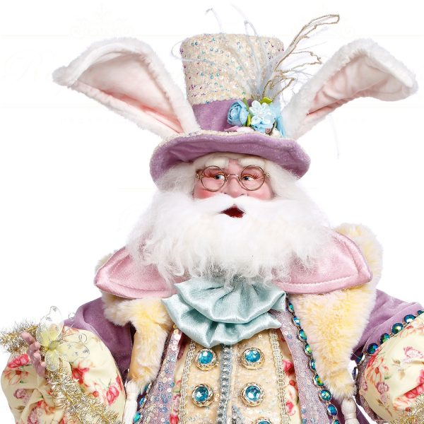 Mr 51 63902 Mark Roberts Spring Dolls Father Easter Purple Yellow Blue Closeup