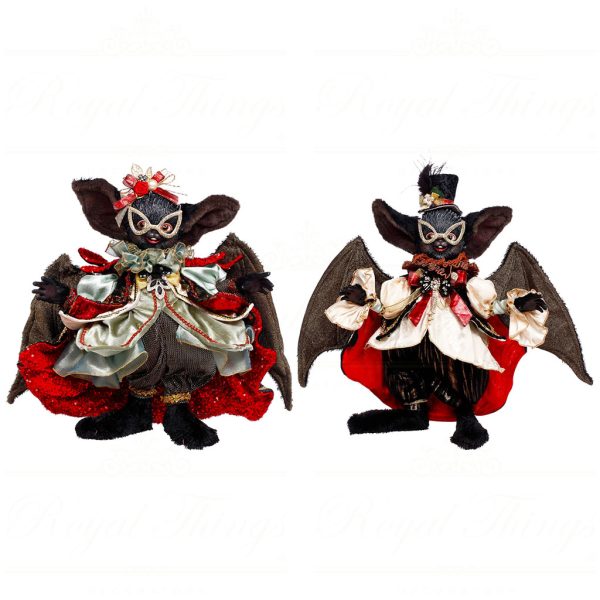 Mr 51 64020 Mark Roberts Halloween Dolls Vampire Bat Doll Red Black