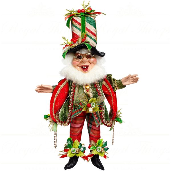 Mr 51 64060 Mark Roberts Christmas Dolls Small Xmas Present Elf Doll Red Green White