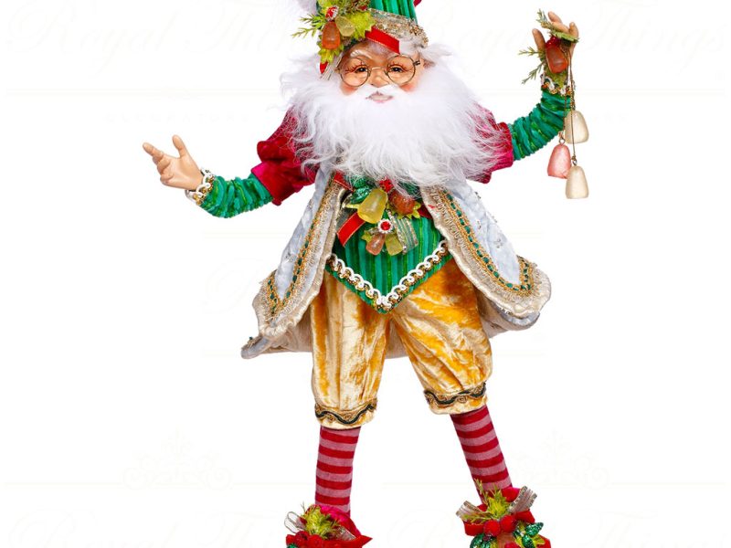 Mr 51 64140 Mark Roberts Christmas Dolls Small North Pole Gumdrop Elf Doll Pink Yellow Green