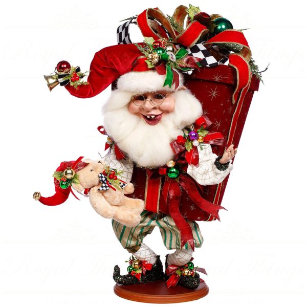 Mr 51 64174 Mark Roberts Christmas Dolls Medium Xmas Present Elf Doll Red White Green
