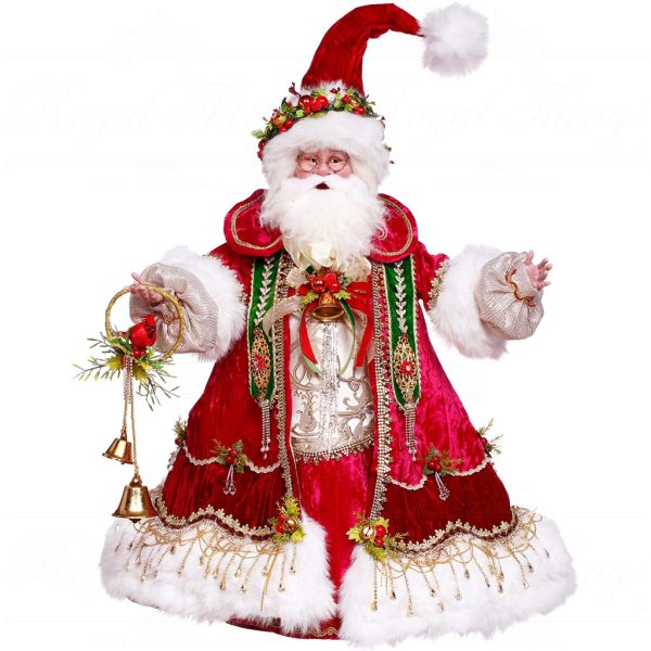 Mr 51 64182 Mark Roberts Christmas Dolls Jolly Ole St. Nick Doll Red Green White