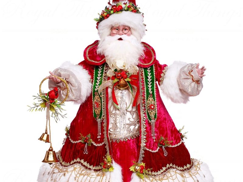 Mr 51 64182 Mark Roberts Christmas Dolls Jolly Ole St. Nick Doll Red Green White