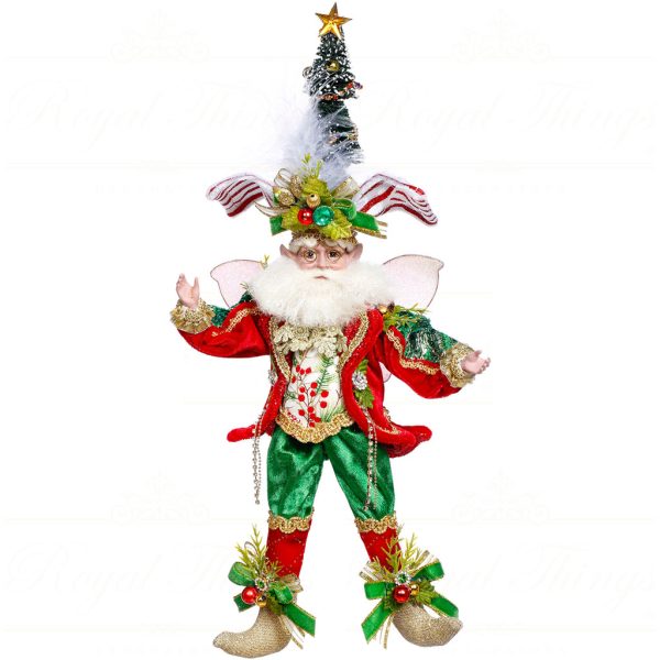 Mr 51 64288 Mark Roberts Christmas Dolls Teddy Bear & Toys Santa Doll Red Green White