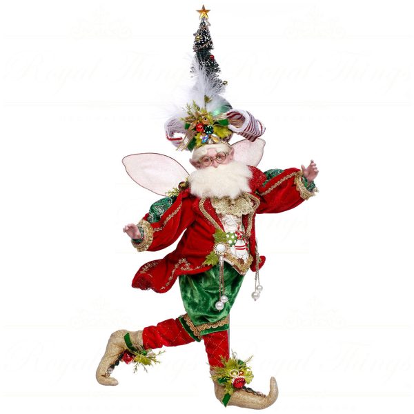 Mr 51 64292 Mark Roberts Christmas Dolls Large Xmas Party Fairy Doll Red Green White