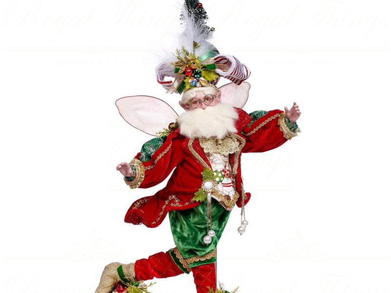 Mr 51 64292 Mark Roberts Christmas Dolls Large Xmas Party Fairy Doll Red Green White