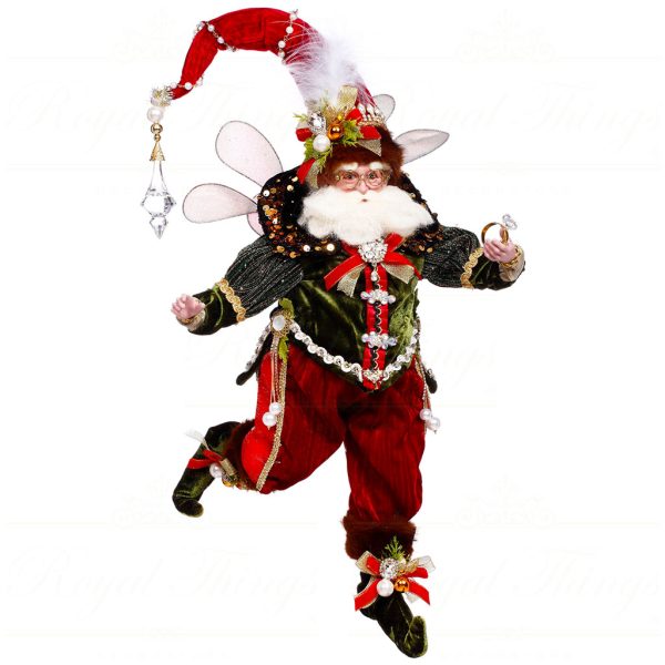 Mr 51 64314 Mark Roberts Christmas Dolls Medium Diamond And Jewels Fairy Doll Red Green Black
